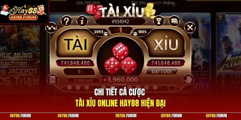 Chi tiết cá cược tài xỉu online Hay88 hiện đại